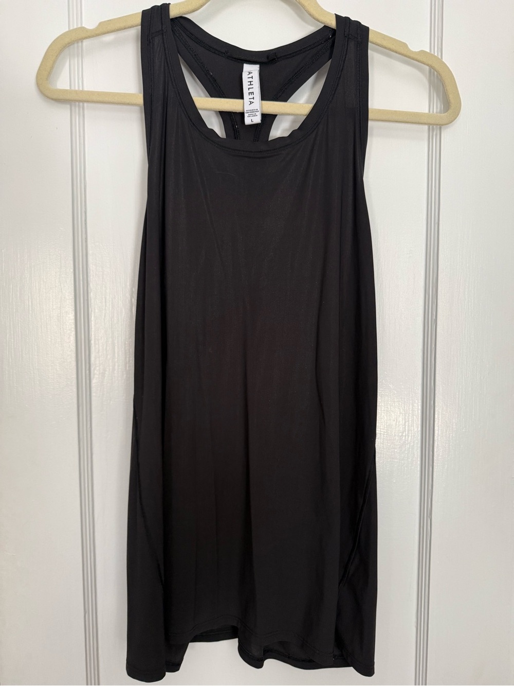 Athleta Black Racerback Tank